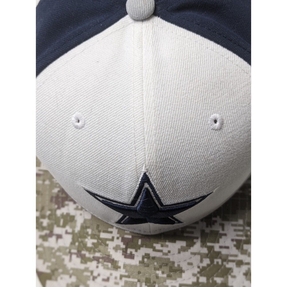 Dallas Cowboys New Era Salute To Service 59FIFTY Fitted Hat 7 1/2 Blue Camo - Picture 7 of 11